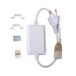 Blendend Duitse 6-voudige stekkerdoos zonder schakelaar, 5 m, 3G, 1,5 mm², wit