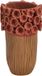 HD Collection Vaas Aardewerk Bordeaxrood 24.5x24.5x41cm