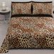 PETTI Artigiani Italiani - Zomersprei voor eenpersoonsbed, 170 x 260 cm, 100 g/m², omkeerbaar, voor eenpersoonsbed, lentebed, licht dekbed, oranje dieren, 100% Made in Italy