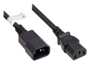 Alcasa P1430-S010 electriciteitssnoer Zwart 1 m C14 stekker C13 stekker
