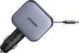 UGREEN USB-C autolader, 145W, intrekbaar kabel, snelladen, geschikt voor smartphones, tablets en laptops