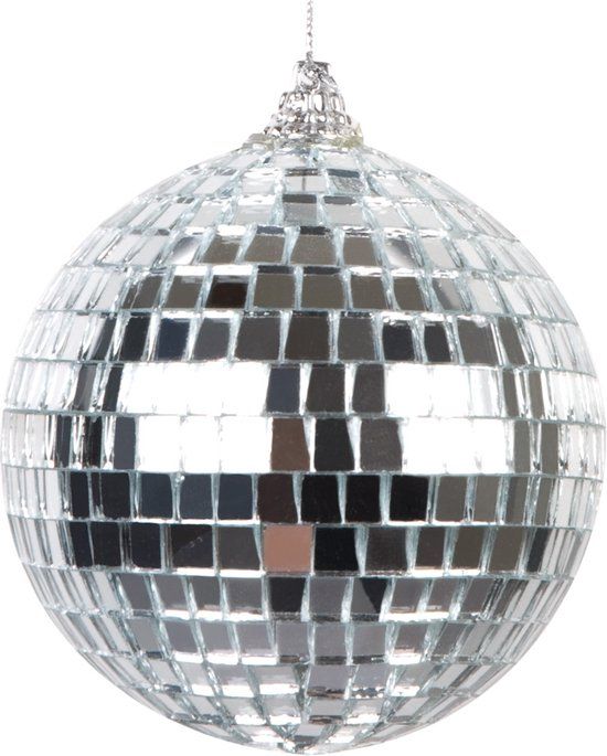 Boland - 6 Discoballen Zilver - Glitter & Glamour - Party Decoration