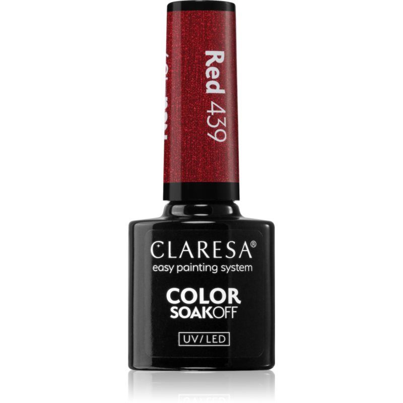 Claresa SoakOff UV/LED Color Rood nr. 439 5ml