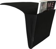QUVIO Bed organizer - Opbergzak - Vilten - Zwart