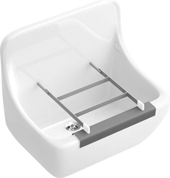 Villeroy & Boch O.novo Uitstortgootsteen 69120101 Wit Alpin glans Keramiek