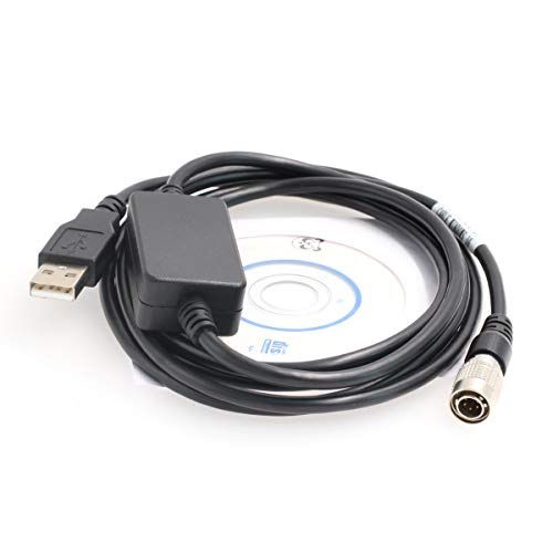 SZRMCC Hirose 6 Pin naar USB PC Win10 Datakabel voor Sokkia Topcon Gowin South NTS Total Station (Win10)
