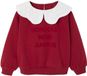 Vertbaudet Sweater - Meisjes - Rood - Maat 128