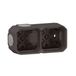 Opbouwdoos Legrand 069602L Opbouwbehuizing Behuizing voor opbouw Plexo Meerdere kleuren 1 stuk(s)