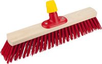 Buemag Bezemkop - rood - hout - 40 cm