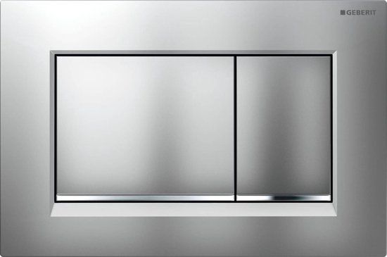 Geberit Sigma30 Bedieningspaneel Closet/Urinoir - RVS - Chroom