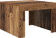 vidaXL Salontafel Oudhout 50 x 50 x 35 cm Bewerkt Hout