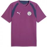 PUMA Manchester City slimfit trainingsshirt voor Heren, Blauw, Maat XS