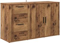 vidaXL Dressoir Oudhout 100 x 33 x 59.5 cm Bewerkt Hout