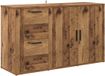 vidaXL Dressoir Oudhout 100 x 33 x 59.5 cm Bewerkt Hout