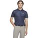 adidas Polo Performance Textured Print, marine/wit