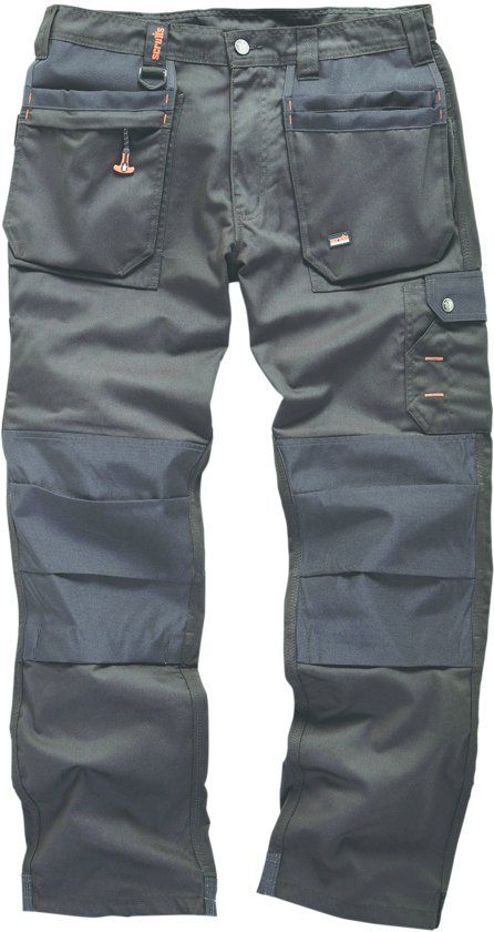 Scruffs Worker Plus Werkbroek - Zwart - Maat 36L