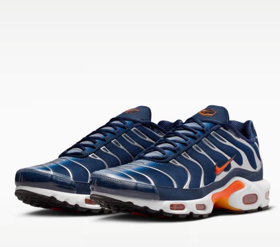 Nike Air Max Plus/TN Herenschoenen Blauw/Oranje/Wit Maat 43