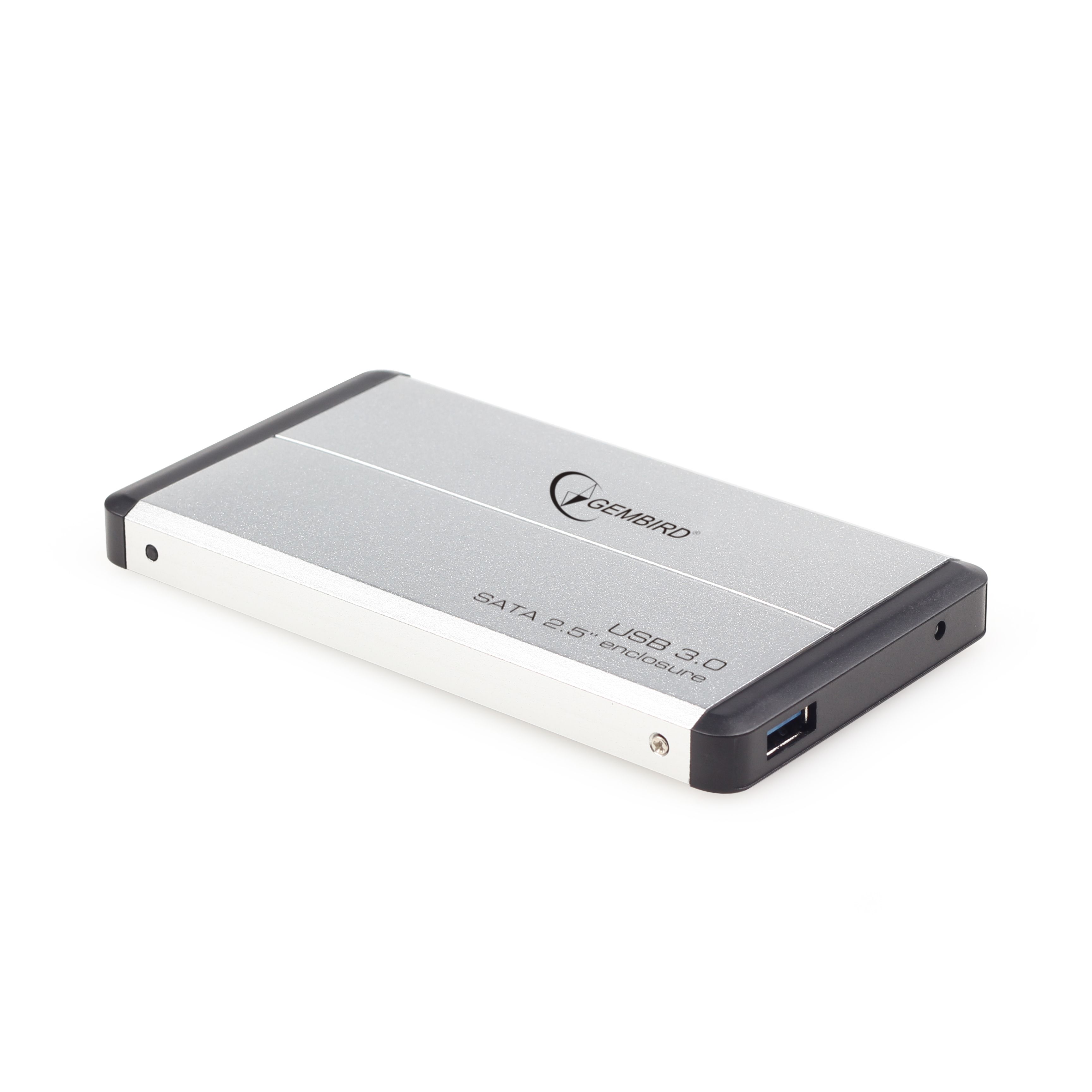 Gembird EE2-U3S-2-S - Behuizing voor opslagstations - Zilver