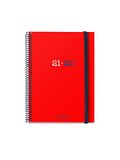 MIQUELRIUS Schoolagenda 2021-2022 - Rood