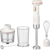 OEM Draadloze staafmixer, 11,1 V accu, titanium messen, accessoire set