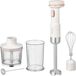 OEM Draadloze staafmixer, 11,1 V accu, titanium messen, accessoire set