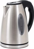 Deuba Waterkoker Zilver/Zwart Roestvrij Staal 1,7L