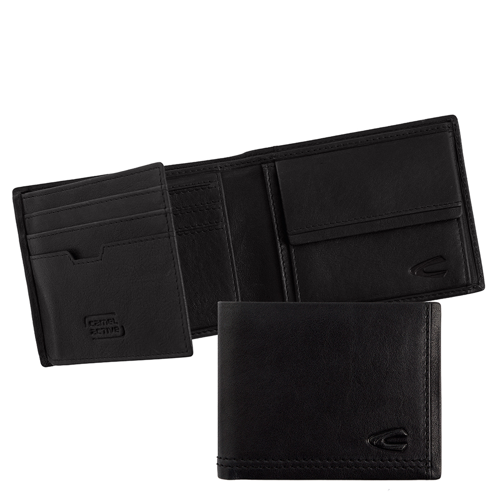 camel active Osaka Billfold black Zwart