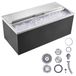 VEVOR Drop in Ice Chest, RVS Ice Cooler, Commerciële Ijsbak met scharnierende Cover, Outdoor Keuken Ice Bar, Afvoerpijp en Afvoerplug Inbegrepen, voor Koude Wijn Bier