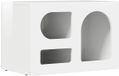 vidaXL TV Kast ELST 60 x 35 x 40 cm Hoogglans wit Bewerkt hout