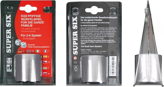 Super Six Aluminium - Zilver - Werpspel - Luxe Uitvoering