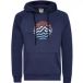 Greenbomb Sweat à capuche Mountain Stripes Trek