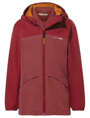 VAUDE Kids Escape 3in1 Jacket, Unisex, 110, Redeva, Gerecycled Polyester, Lente/Zomer 2023