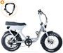 Grandeux Xcite - Vélo électrique Fatbike - 20 pouces - Moteur 250W - Autonomie jusqu'à 80 km - 7 vitesses - Freins à disque hydrauliques - Batterie 480Wh - Gris