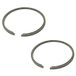 cyclingcolors 2 x sluitringen zuigermotoren 39 mm x 2 mm motorfiets bromfiets compatibel met MBK MOTOBECANE 40 88