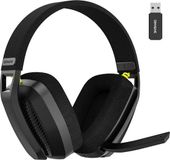 BINNUNE BW06 - Casque de jeu sans fil 2,4 GHz - Casque Bluetooth - Avec microphone - Noir