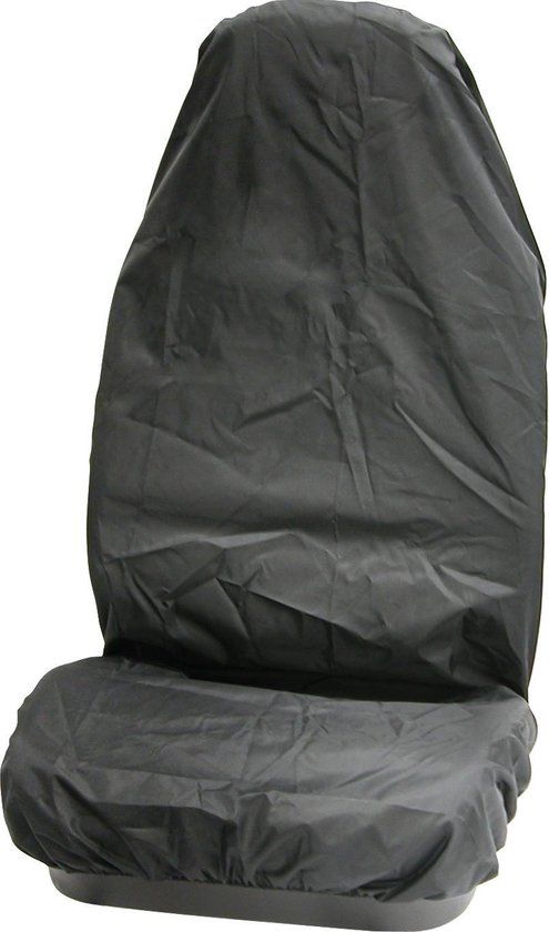 Stoelbeschermer 2st - Zwart - Polyester