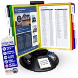 Ultimate Office AdjustaView 10-Pocket Desk Reference Organizer