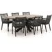 Manifesto Furniture Manifesto Rivola/ROUGH-Y Ellips 240cm dining tuinset 7-delig