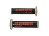 Paar Accossato Paar handgrepen Racing Gel met opschrift rood voor Benelli TNT 1130 Cafe Racer van 2006 tot 2014, CC 1130