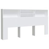 VidaXL Tête de lit 200x19x103,5 cm Blanc