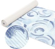 ANRO Badmat Ringen Blauw 65x100cm
