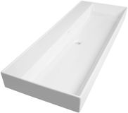 Brauer Lunar Wastafel - 120 cm - Keramiek - Wit