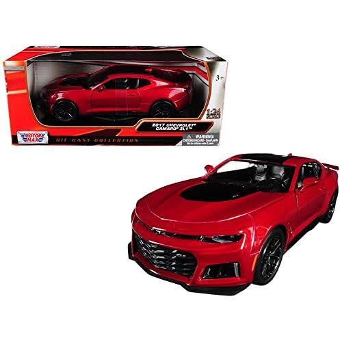 Motor Max 2017 Chevrolet Camaro ZL1 Bourgondië 1-24 Diecast Auto Model van