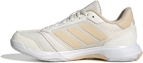 Adidas Ligra 8 Dames Wit/Beige Volleybal Schoenen