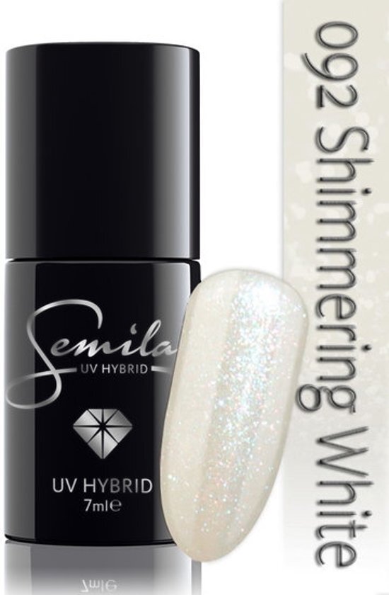 SEMILAC 092 UV Hybrid Shimmering White 7 ml