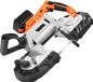 20V set de raboteuse portative, profondeur de coupe 127 mm x 115 mm, AC 220V, raboteuse 360W avec moteur sans balai, batterie 4.0 Ah, raboteuse portative sans fil et compacte, vitesse variable de 0-120 m/min, convient pour la coupe de métal et de bois