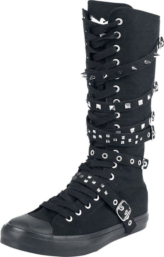 Black Premium by EMP Zwarte sneakers met klinknagels - Unisex - EU40