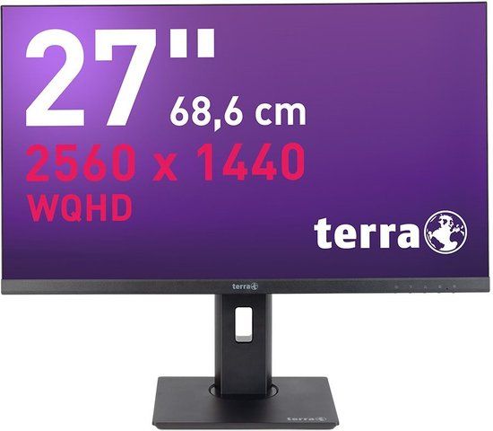 Terra 3030231 computer monitor 68,6 cm (27") Wide Quad HD LED Zwart