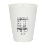 Gobelet façade, Gand, porcelaine, 200 ml
