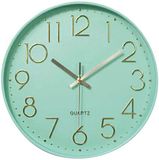 Taodyans Wandklok 30 cm Mintgroen